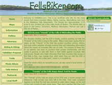 Tablet Screenshot of fellsbiker.com